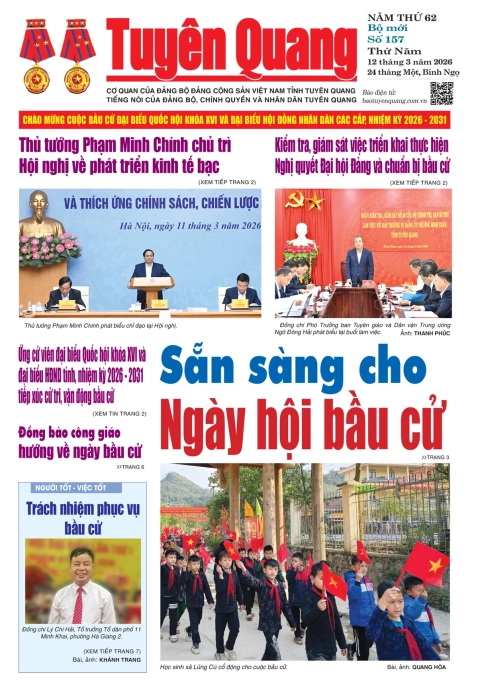B&aacute;o Tuy&ecirc;n Quang số 157
