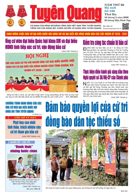 B&aacute;o Tuy&ecirc;n Quang số 155