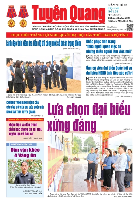 B&aacute;o Tuy&ecirc;n Quang số 153