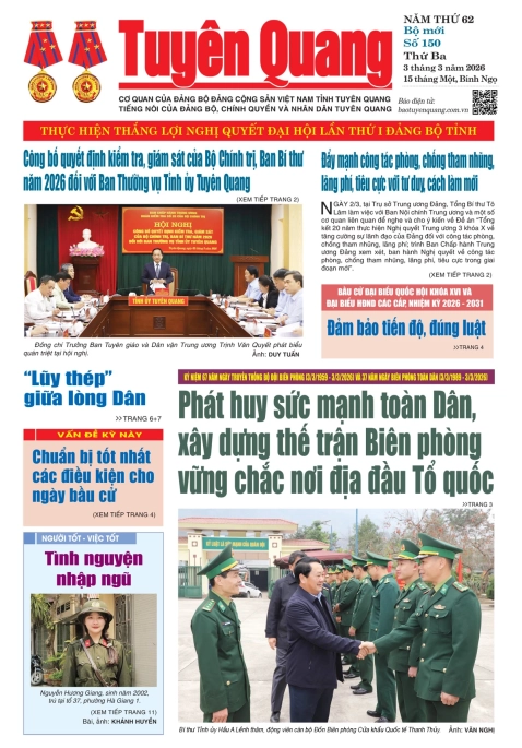 B&aacute;o Tuy&ecirc;n Quang số 150