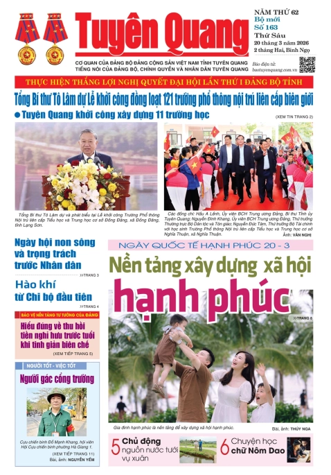 B&aacute;o Tuy&ecirc;n Quang số 163