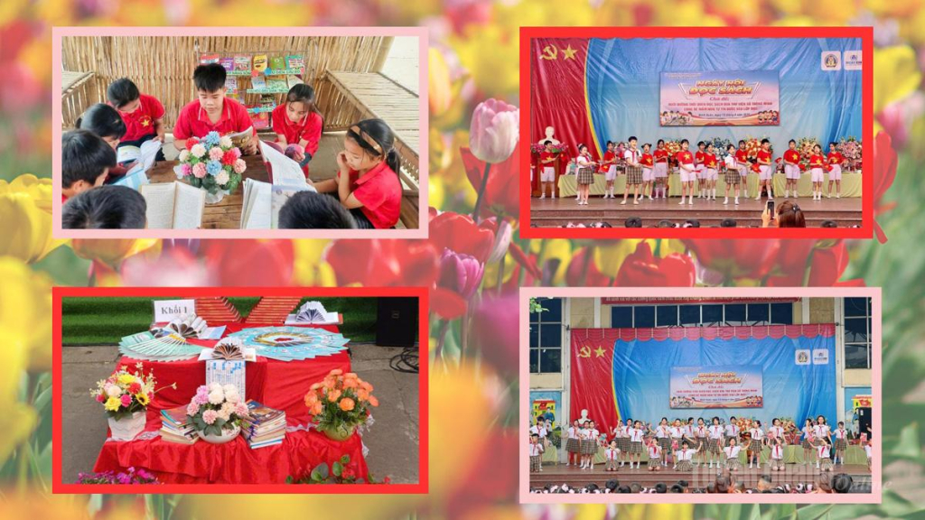 Ngày hội đọc sách năm nay diễn ra tại 100% đơn vị trường học với nhiều hoạt động hấp dẫn.