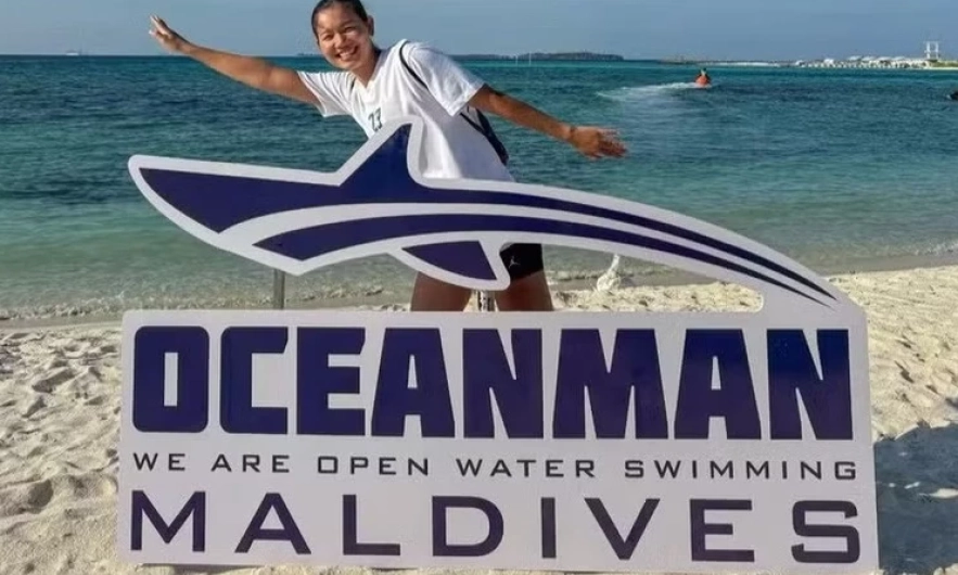 Former Vietnamese swimming star Anh Vien secures four golds at Oceanman Maldives