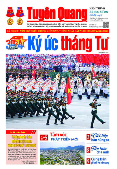 B&aacute;o Tuy&ecirc;n Quang số 192
