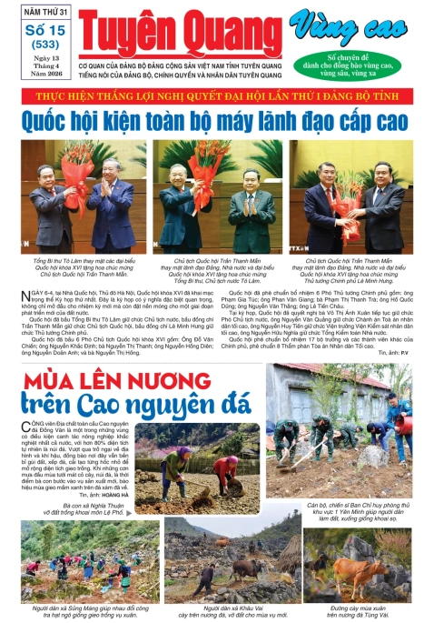 B&aacute;o Tuy&ecirc;n Quang v&ugrave;ng cao số 533