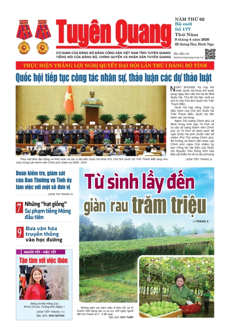 B&aacute;o Tuy&ecirc;n Quang số 177