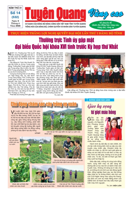 B&aacute;o Tuy&ecirc;n Quang v&ugrave;ng cao số 532