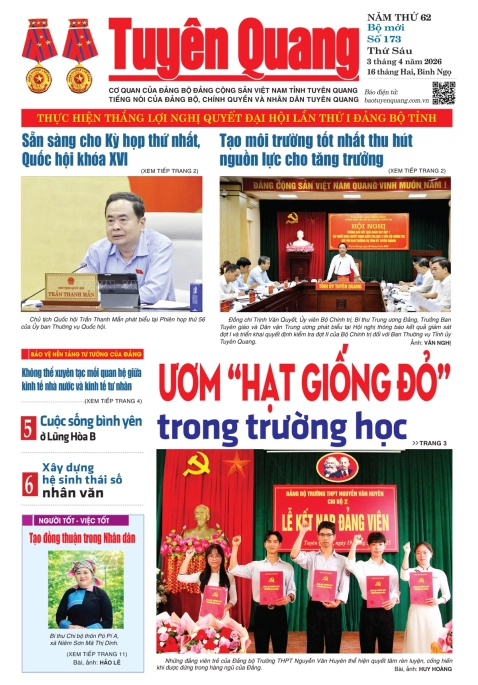 B&aacute;o Tuy&ecirc;n Quang số 173