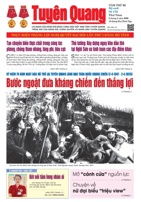 B&aacute;o Tuy&ecirc;n Quang số 172