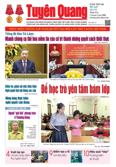 B&aacute;o Tuy&ecirc;n Quang số 171