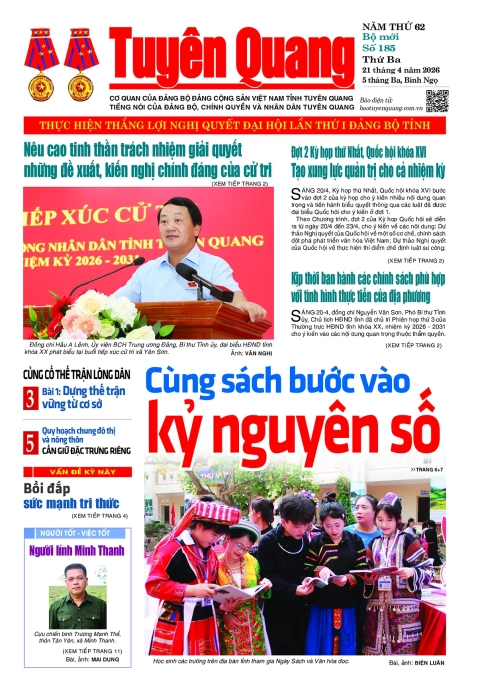 B&aacute;o Tuy&ecirc;n Quang số 185