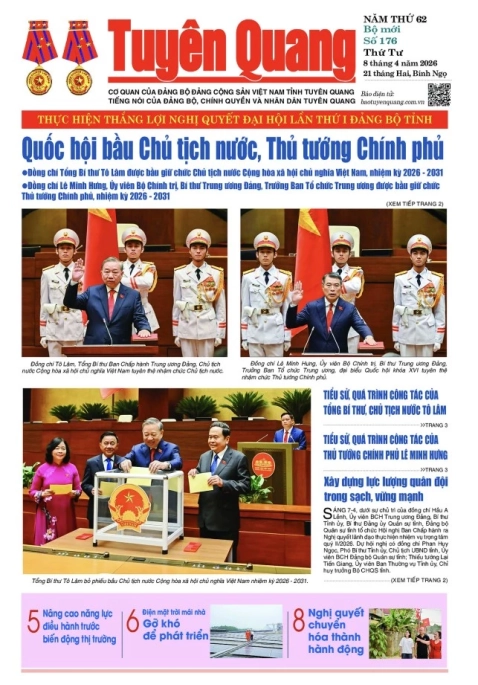 B&aacute;o Tuy&ecirc;n Quang số 176