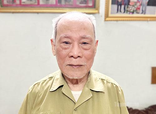 Cựu chiến binh Đỗ Tiến,  tổ dân phố Tân Quang 16, phường  Minh Xuân.