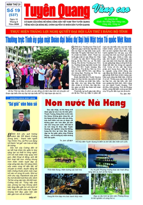 B&aacute;o Tuy&ecirc;n Quang v&ugrave;ng cao số 537