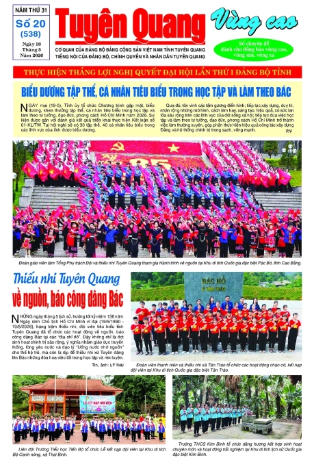 B&aacute;o Tuy&ecirc;n Quang v&ugrave;ng cao số 538