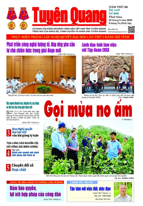 B&aacute;o Tuy&ecirc;n Quang số 208