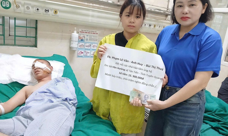 Tr&ecirc;n 152 triệu đồng hỗ trợ anh L&ugrave; Văn Hường
