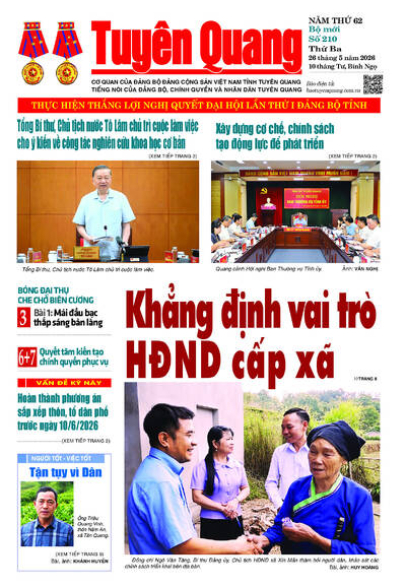 B&aacute;o Tuy&ecirc;n Quang số 210