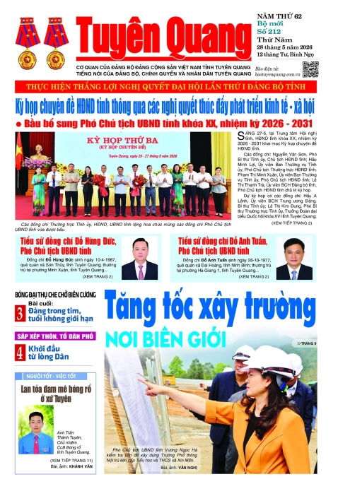 B&aacute;o Tuy&ecirc;n Quang số 212