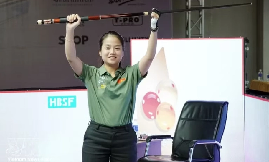 Nguyen Duc Yen Sinh wins Asian women's three-cushion billiards title