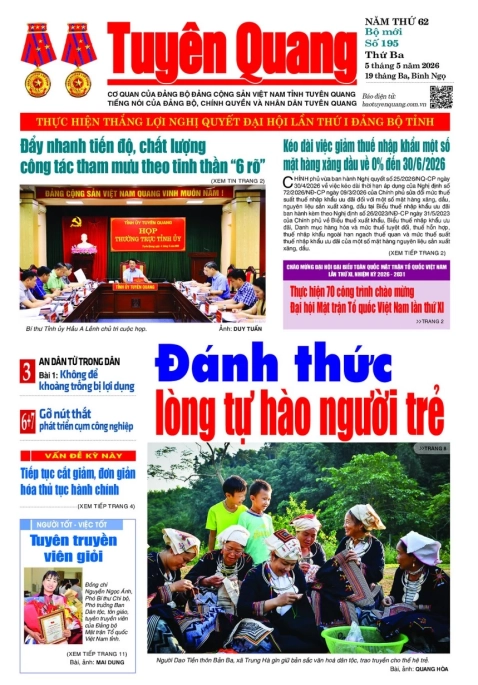 B&aacute;o Tuy&ecirc;n Quang số 195