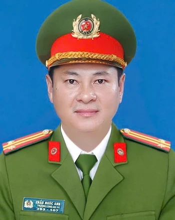 Thượng tá Chẩu Ngọc Anh, Trưởng Công an xã Thái Bình