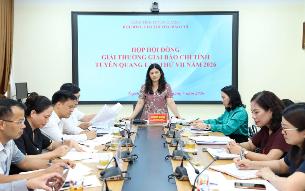Phó Chủ tịch UBND tỉnh Vương Ngọc Hà phát biểu tại cuộc họp.