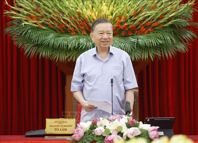 Tổng Bí thư, Chủ tịch nước Tô Lâm phát biểu. Ảnh: Thống Nhất/TTXVN