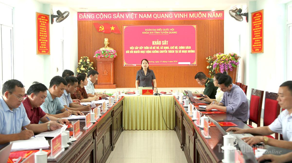 Toàn cảnh buổi khảo sát.