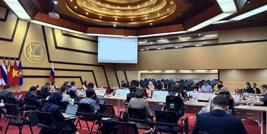 Quang cảnh Cuộc họp lần thứ 24 Ủy ban Hợp tác chung cấp Đại sứ giữa ASEAN và Nga (ARJCC) diễn ra tại Indonesia, ngày 1/4/2026. (Ảnh: TTXVN)