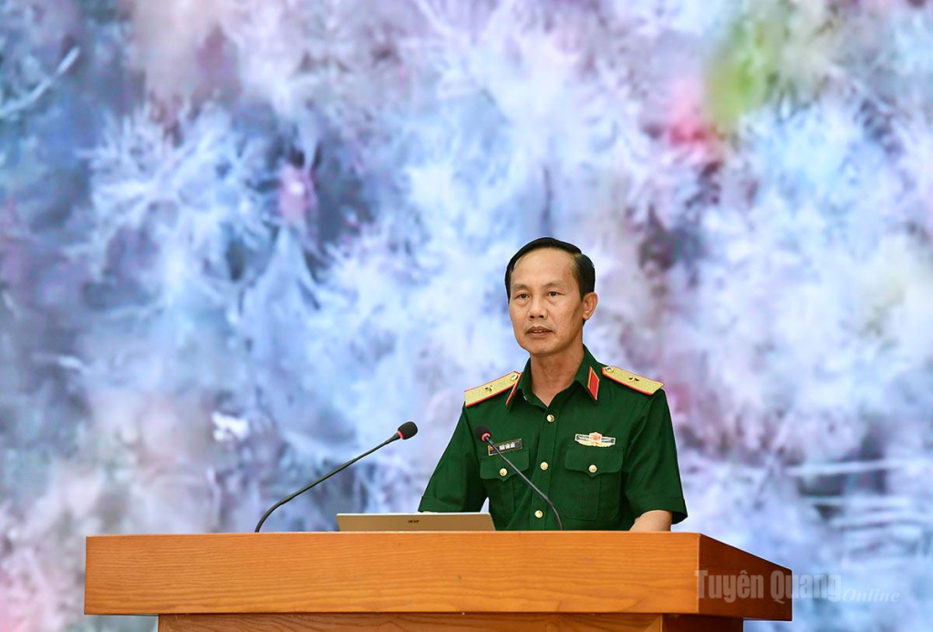 Thiếu tướng Trần Văn Bắc, Ủy viên BCH Trung ương Đảng, Phó Bí thư Đảng ủy, Tư lệnh Quân khu 2 thông tinh thời sự 6 tháng đầu năm 2026.