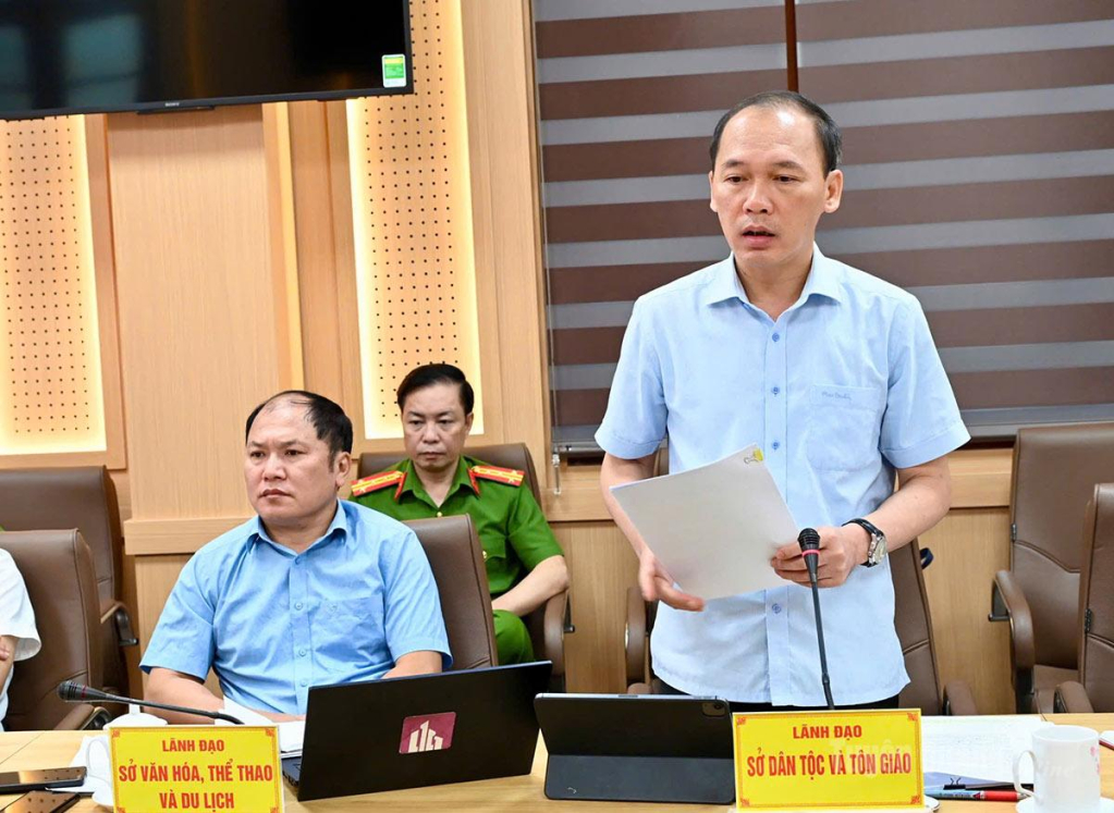 Lãnh đạo Sở Dân tộc và Tôn giáo đề xuất các giải pháp đẩy nhanh tiến độ tỷ lệ giải ngân vốn.