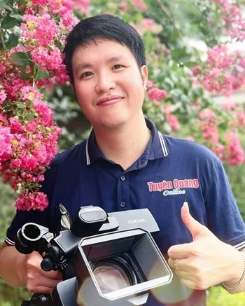 Phóng viên Lê Minh Hoàng, Phòng Điện tử, Phát thanh và Nội dung số,  Báo và phát thanh, truyền hình Tuyên Quang