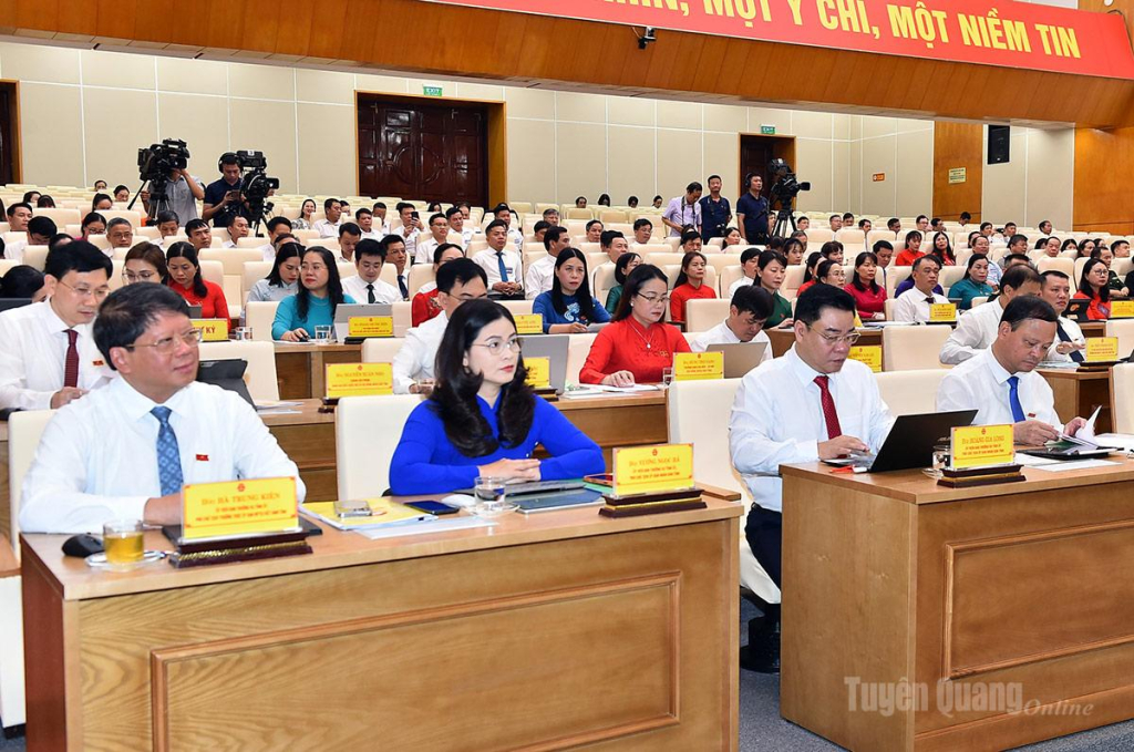 Các đại biểu dự kỳ họp.