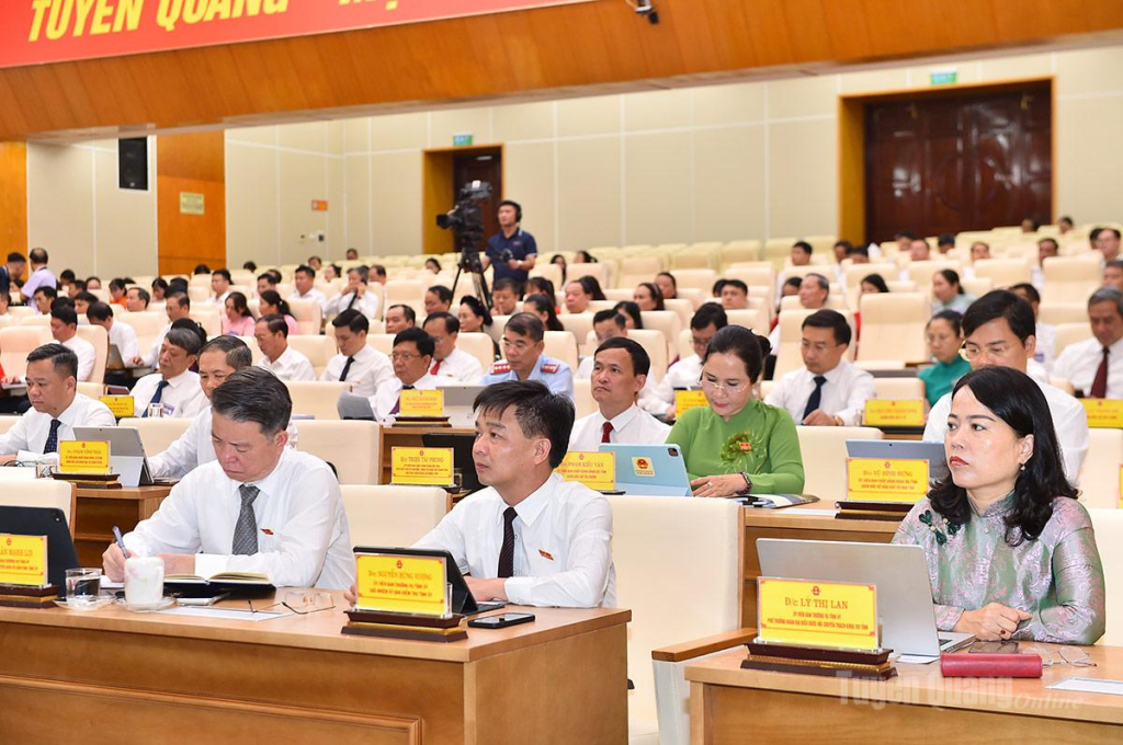 Các đại biểu dự kỳ họp.