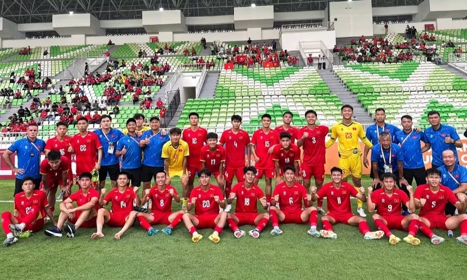 U19 Việt Nam thắng đậm ng&agrave;y ra qu&acirc;n tại Giải U19 Đ&ocirc;ng Nam &Aacute; 2026