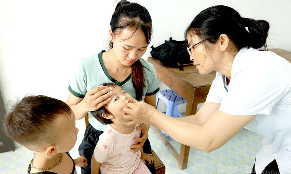 Hơn 120.000 trẻ được bổ sung Vitamin A