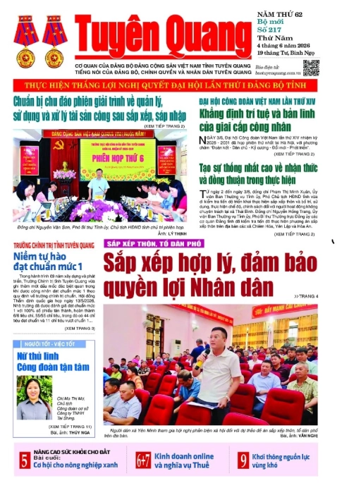 B&aacute;o Tuy&ecirc;n Quang số 217