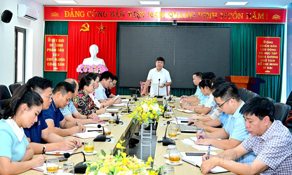 Họp b&agrave;n tổ chức Giải Vovinam B&aacute;o v&agrave; ph&aacute;t thanh, truyền h&igrave;nh Tuy&ecirc;n Quang mở rộng lần thứ I, năm 2026