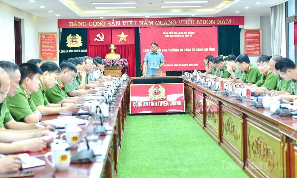Chủ động khắc phục kh&oacute; khăn, tiếp tục n&acirc;ng cao hiệu quả c&ocirc;ng t&aacute;c C&ocirc;ng an