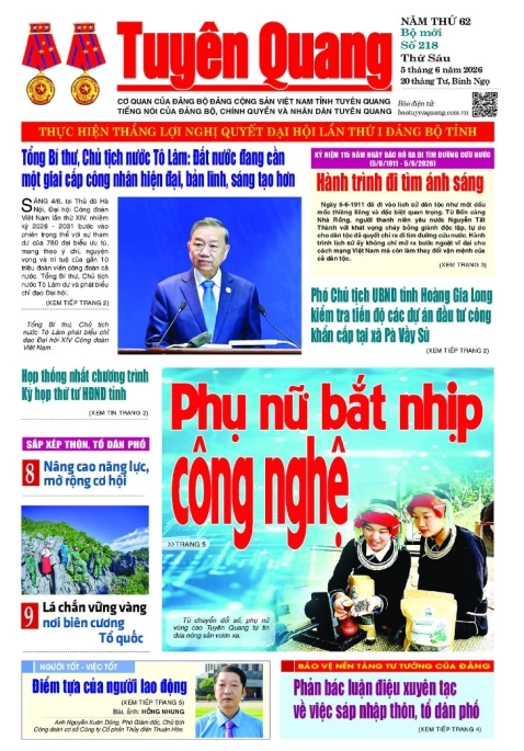 B&aacute;o Tuy&ecirc;n Quang số 218