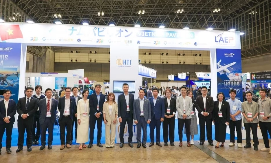 Hệ sinh th&aacute;i UAV &ldquo;Make in Vietnam&rdquo; ghi dấu ấn tại Japan Drone Expo 2026