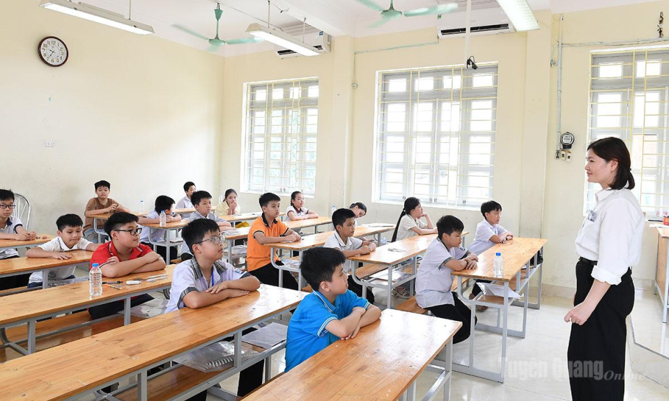 Tr&ecirc;n 990 th&iacute; sinh l&agrave;m b&agrave;i kiểm tra năng lực v&agrave;o lớp 6 Trường THCS L&ecirc; Qu&yacute; Đ&ocirc;n v&agrave; Trường THCS Phan Thiết