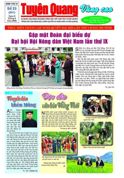 B&aacute;o Tuy&ecirc;n Quang v&ugrave;ng cao số 541