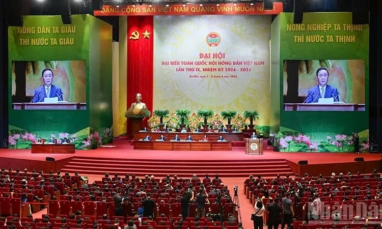 Khai mạc trọng thể Đại hội đại biểu to&agrave;n quốc Hội N&ocirc;ng d&acirc;n Việt Nam lần thứ IX