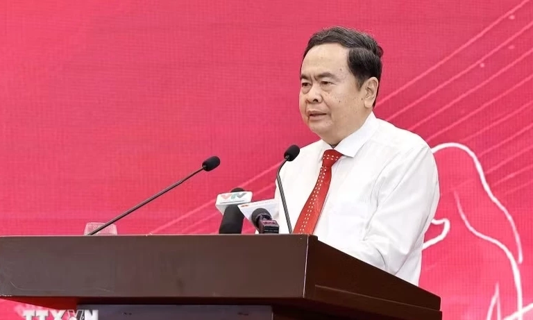 Chủ tịch Quốc hội Trần Thanh Mẫn: X&acirc;y dựng chiến lược d&agrave;i hạn về hiến m&aacute;u nh&acirc;n đạo