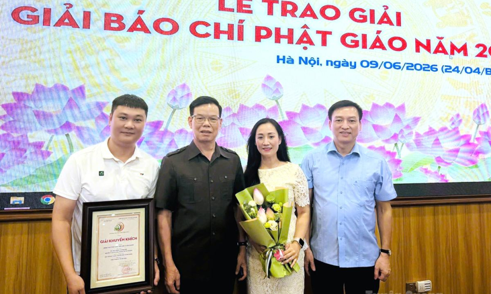 B&aacute;o v&agrave; ph&aacute;t thanh, truyền h&igrave;nh Tuy&ecirc;n Quang đoạt giải Khuyến kh&iacute;ch Giải B&aacute;o ch&iacute; Phật gi&aacute;o năm 2025