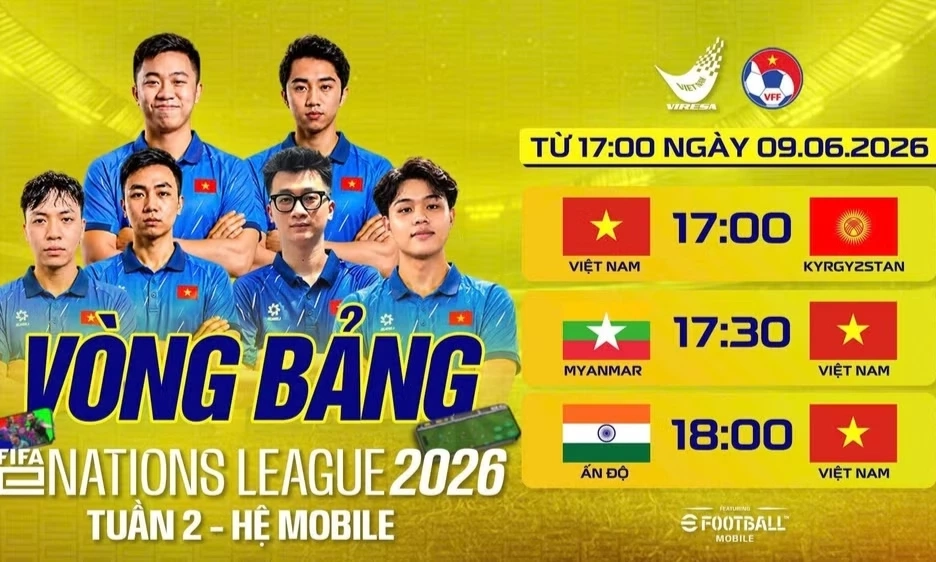Đội tuyển eFootball Việt Nam quyết t&acirc;m tạo dấu ấn tại FIFAe Nations League 2026