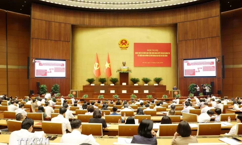 Hội nghị qu&aacute;n triệt Nghị quyết của Bộ Ch&iacute;nh trị về đường lối đối ngoại Đại hội XIV của Đảng