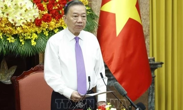 Tổng B&iacute; thư, Chủ tịch nước T&ocirc; L&acirc;m: Một việc tử tế h&ocirc;m nay l&agrave; biểu hiện sinh động của thi đua &aacute;i quốc
